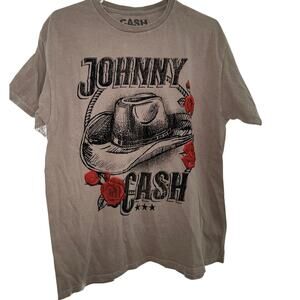 JOHNNY CASH Relaxed Cotton Crew Tee in Desert Sandstorm Size Large New w/o Tag